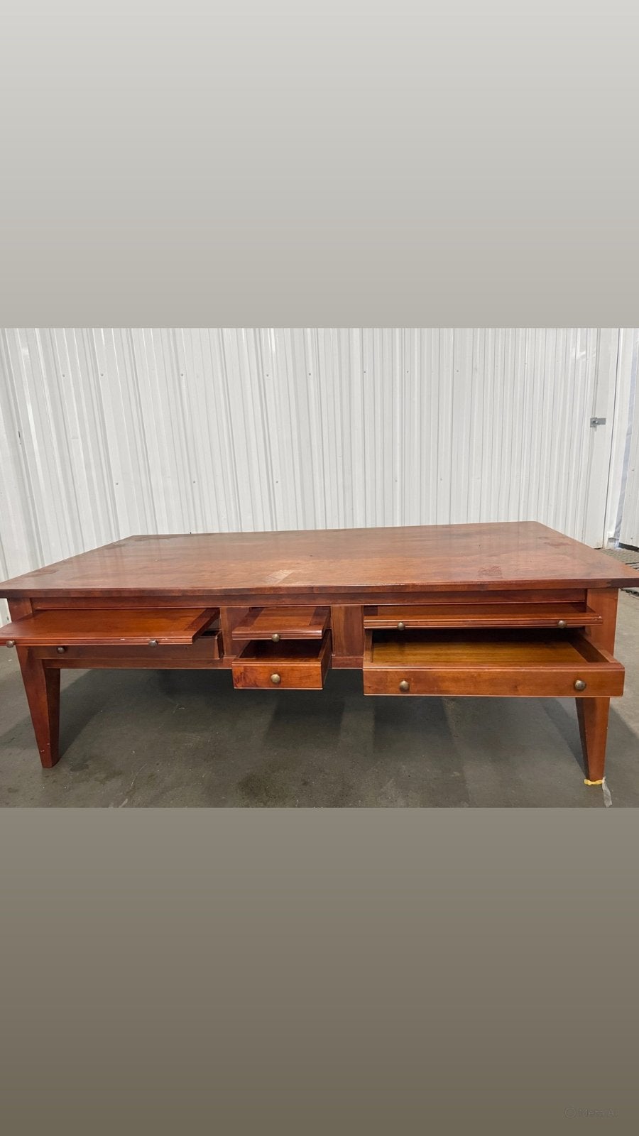 Salontafel van Meubelmakerij Lotus - 145x75x48 cm, Gebruikt, 100 tot 150 cm, Overige houtsoorten, 50 tot 100 cm