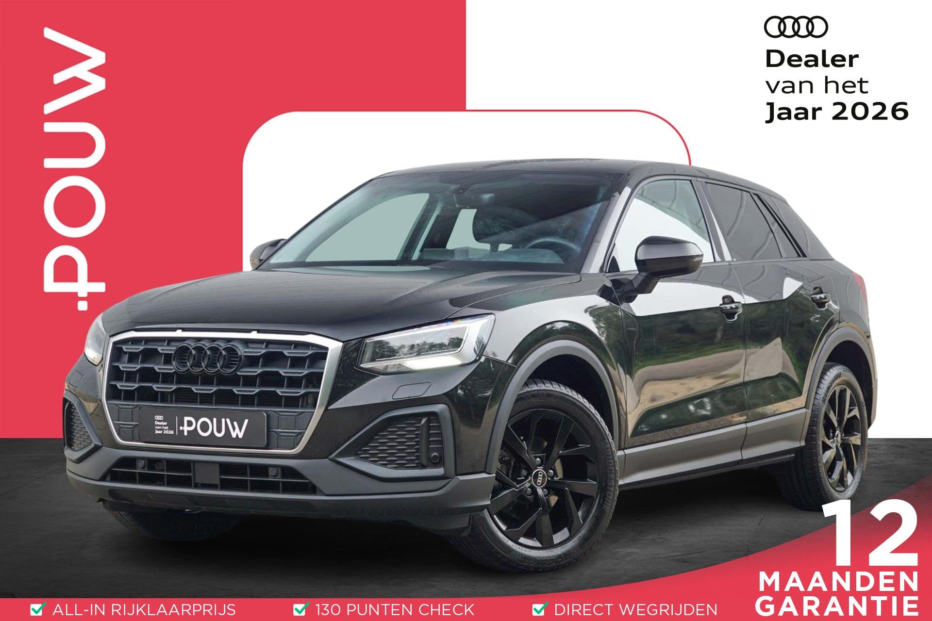 Audi Q2 35 TFSI 150pk S-tronic Pro Line | Smartphone Interfa, Auto's, Stof, 4 cilinders, 150 pk, Zwart