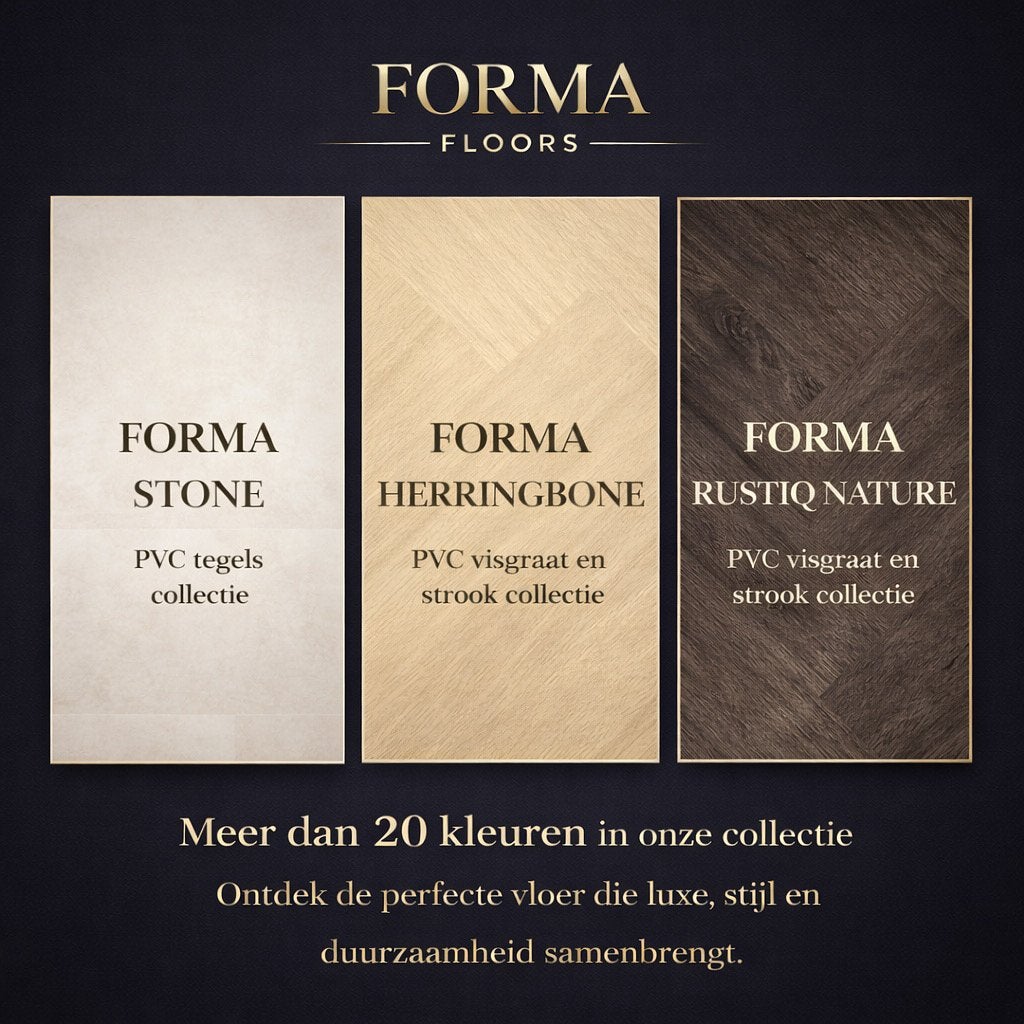 PVC Vloeren Mega Actie   €24,95 incl. BTW, Ophalen, Bruin, Carpetworld, Overige typen