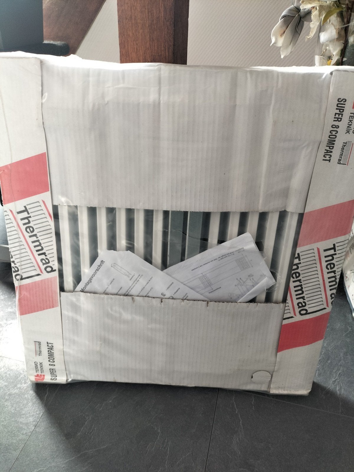 Nieuwe CV plaat radiator 60x60 in verpakking, Doe-het-zelf en Verbouw, Verwarming en Radiatoren, Ophalen, 30 tot 80 cm, Radiator