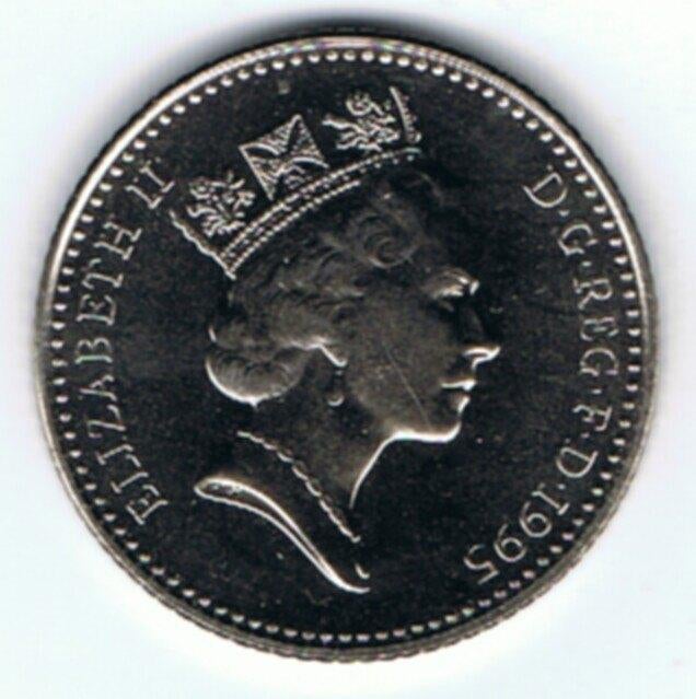 23-948 Engeland 10 pence 1995, Ophalen of Verzenden, Overige landen, Losse munt