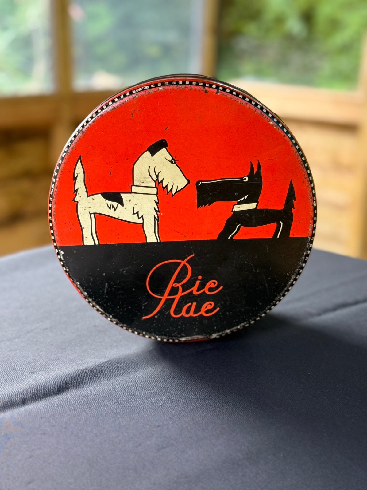 Art Deco doos van Hondjes Ric & Rac (France) - Pol Rab, Verzamelen, Ophalen of Verzenden, Gebruikt, Overige, Overige merken