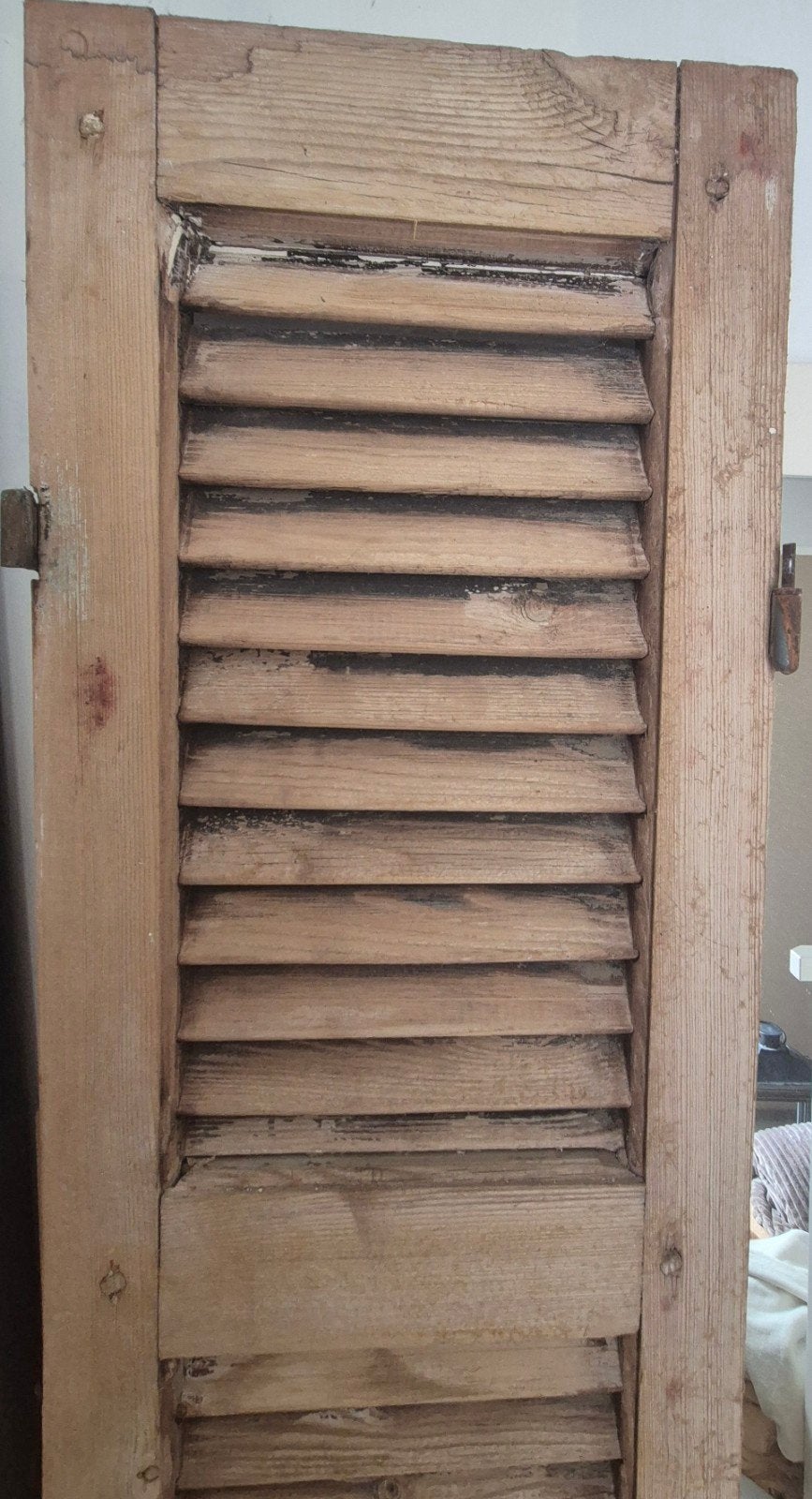 Louvre paneel / Luik 184 x 35 cm brocante, Huis en Inrichting, Ophalen