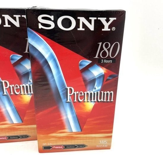 Nieuwe Sony VHS Videobanden - Diverse Types, Ophalen of Verzenden, Nieuw, Videoband