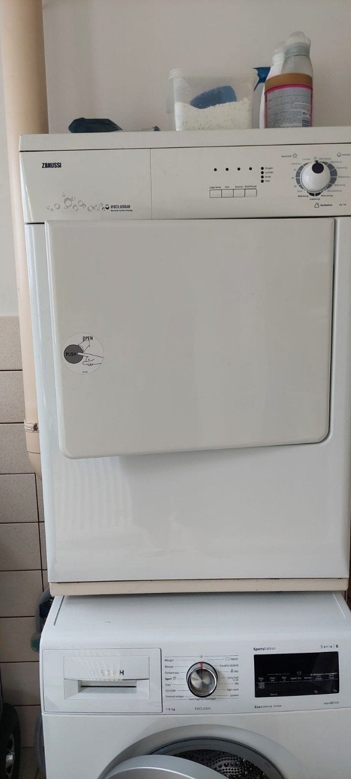 Zanussi Exclusiv, Witgoed en Apparatuur, Wasdrogers, Ophalen of Verzenden