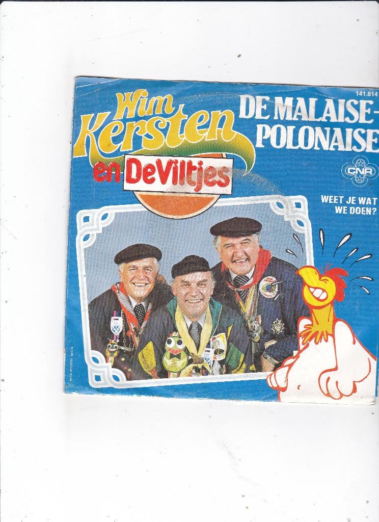 Single Wim Kersten & De Viltjes - De Malaise-Polonaise, Ophalen of Verzenden, Gebruikt, Nederlandstalig