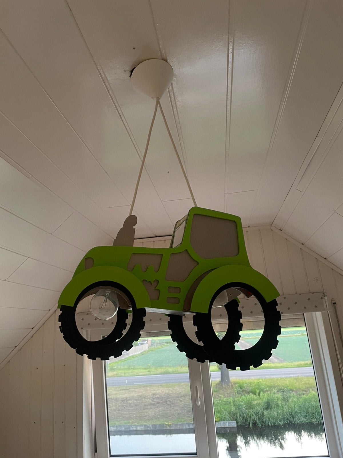 Hanglamp trekker voor de stoere jongenskamer, Ophalen, Zo goed als nieuw, Lamp