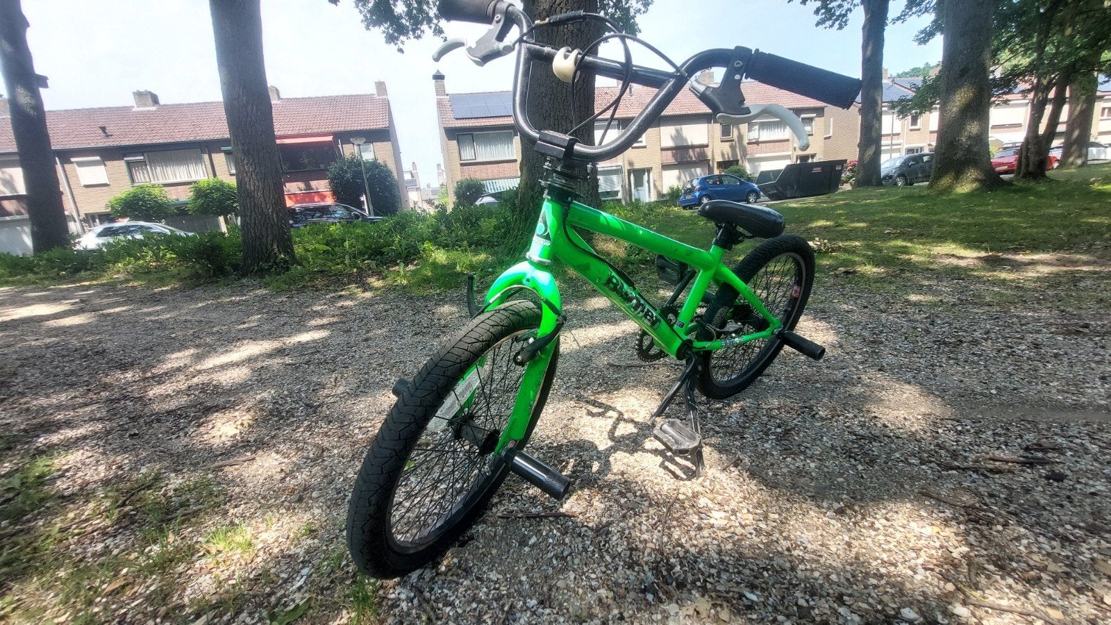 BMX, Fietsen en Brommers, Fietsen | Crossfietsen en BMX, Ophalen, Gebruikt, Staal, Velgrem