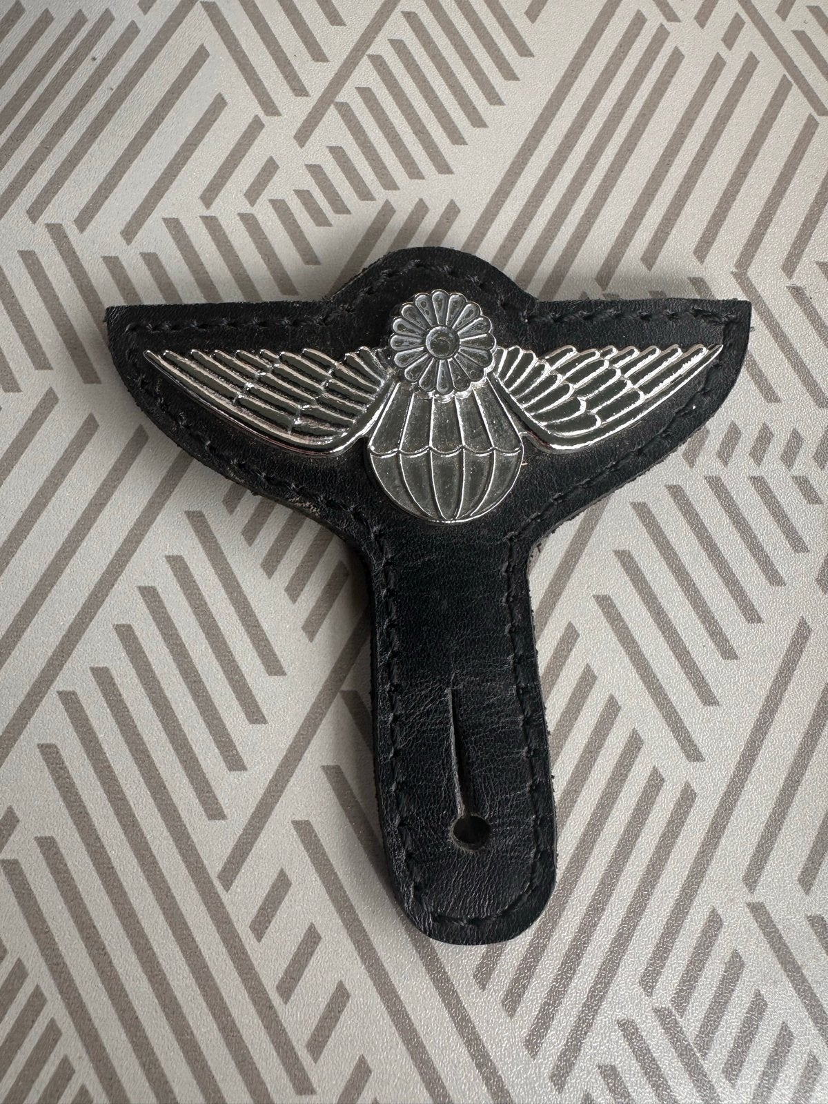 Zeldzaam Parachutisten Embleem - Luchtmacht, Verzamelen, Ophalen of Verzenden, Luchtmacht, Overige gebieden, Embleem of Badge