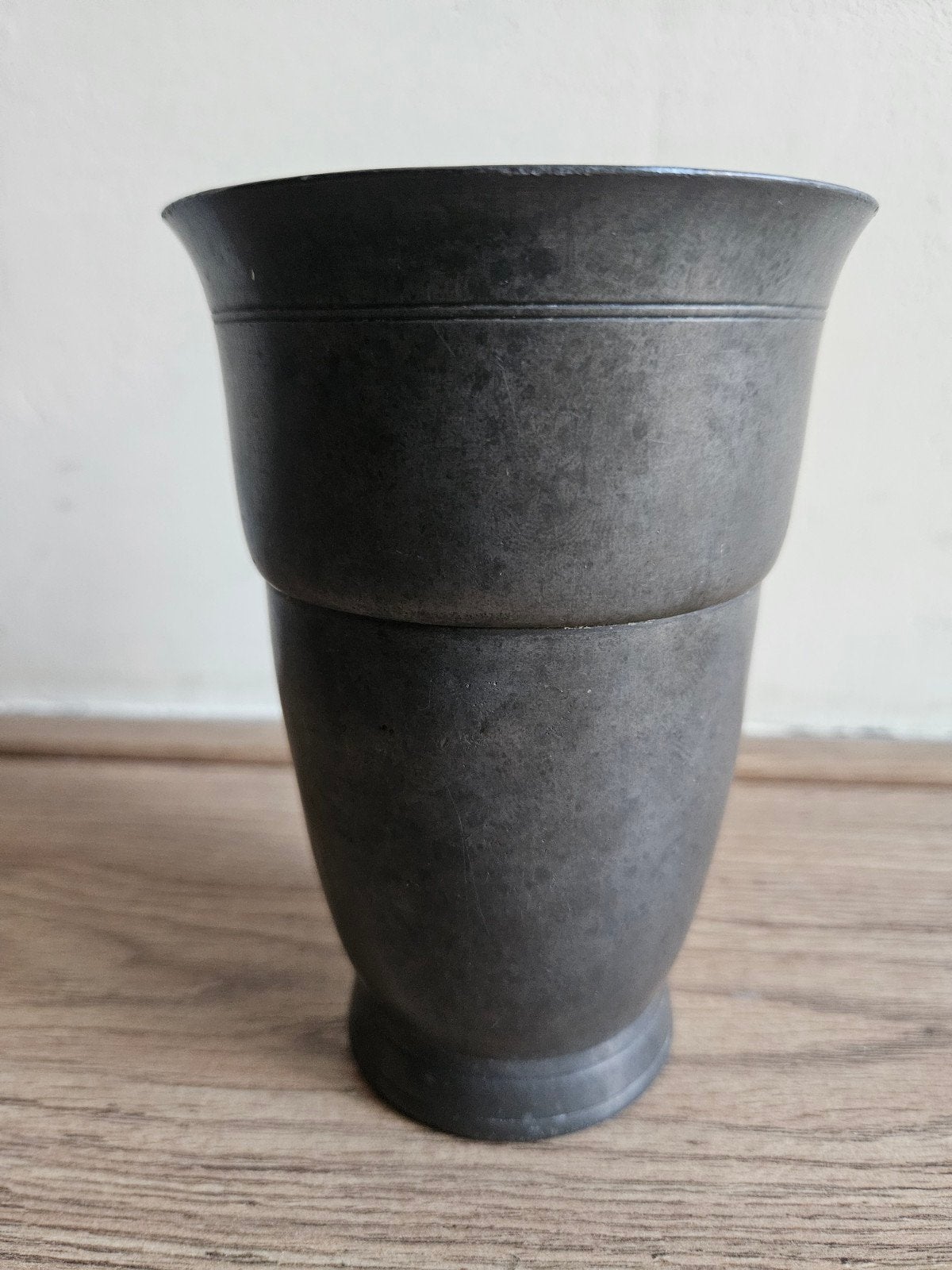 Gero tinnen beker, ontwerp Chris van der Hoef, Zeist, Ophalen of Verzenden