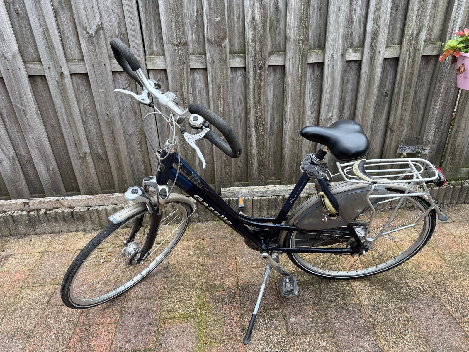 Gazelle damesfiets excellent davos, Ophalen, Gebruikt, Velgrem, Versnellingen