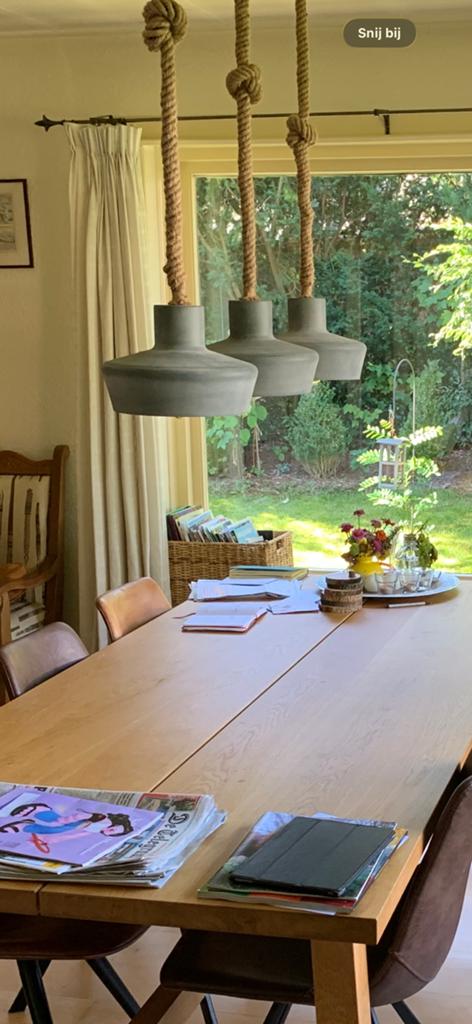 Hanglamp Industrieel, Huis en Inrichting, Lampen | Hanglampen, Ophalen of Verzenden, Zo goed als nieuw, Minder dan 50 cm