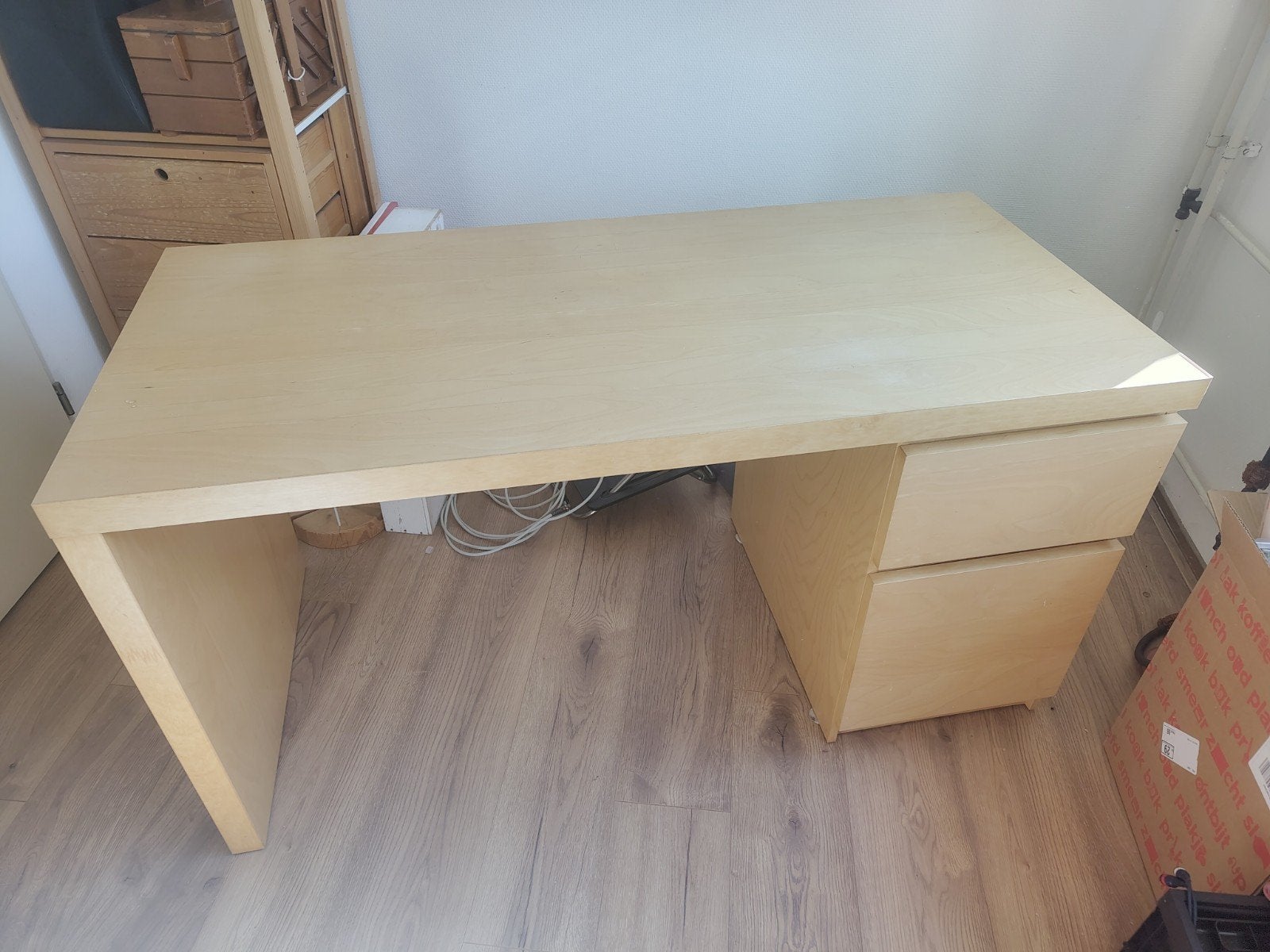IKEA malm bureau, Ophalen
