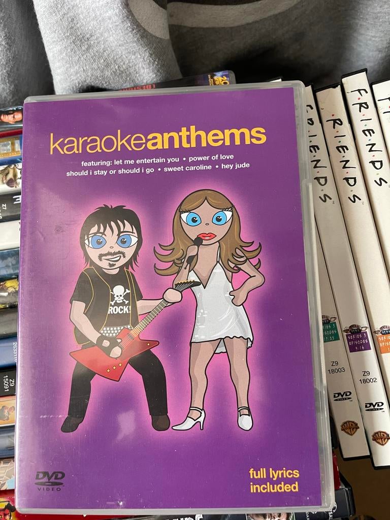 Karaoke anthems DVD, Ophalen of Verzenden, Gebruikt