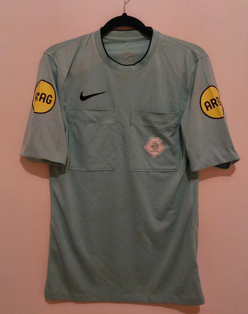 Scheidsrechtersshirt Nike / KNVB (maat S), Maat S, Ophalen of Verzenden, Gebruikt, Shirt