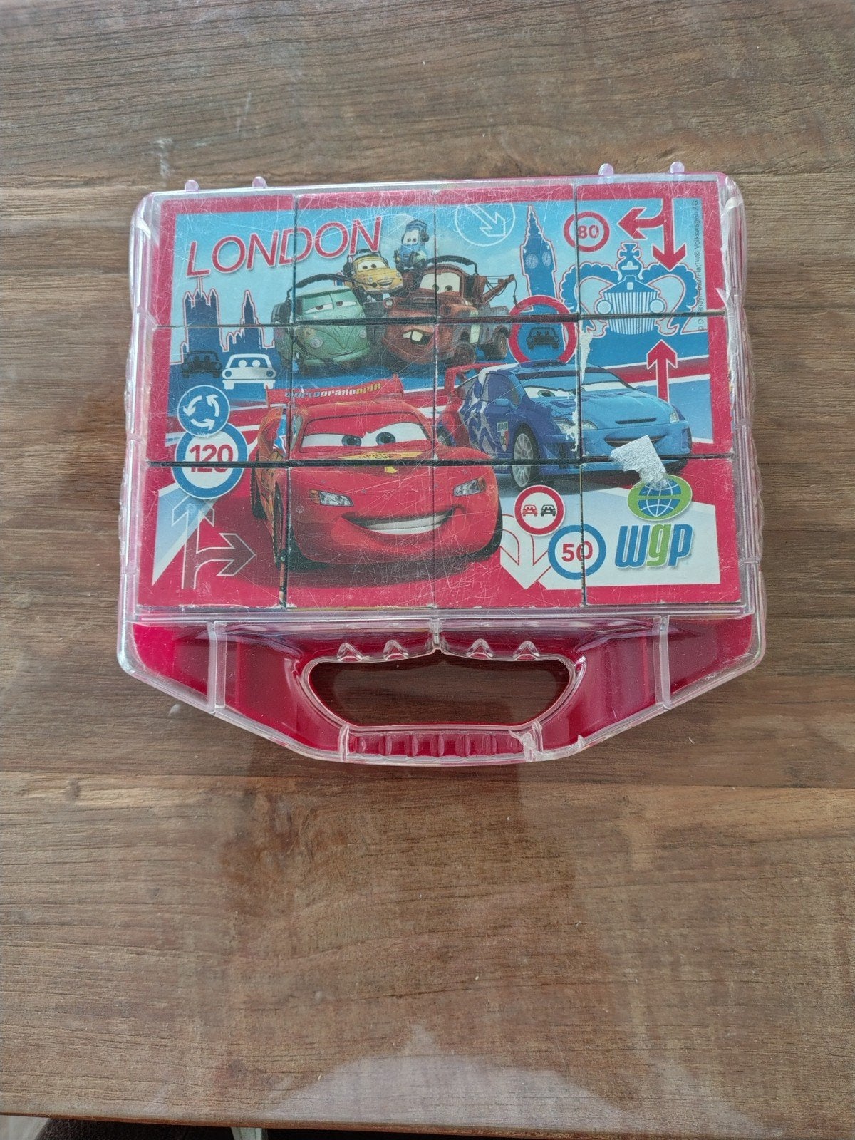 Cars! 6 in 1 cube puzzle, 2 tot 4 jaar, Gebruikt, 10 tot 50 stukjes, Ophalen of Verzenden