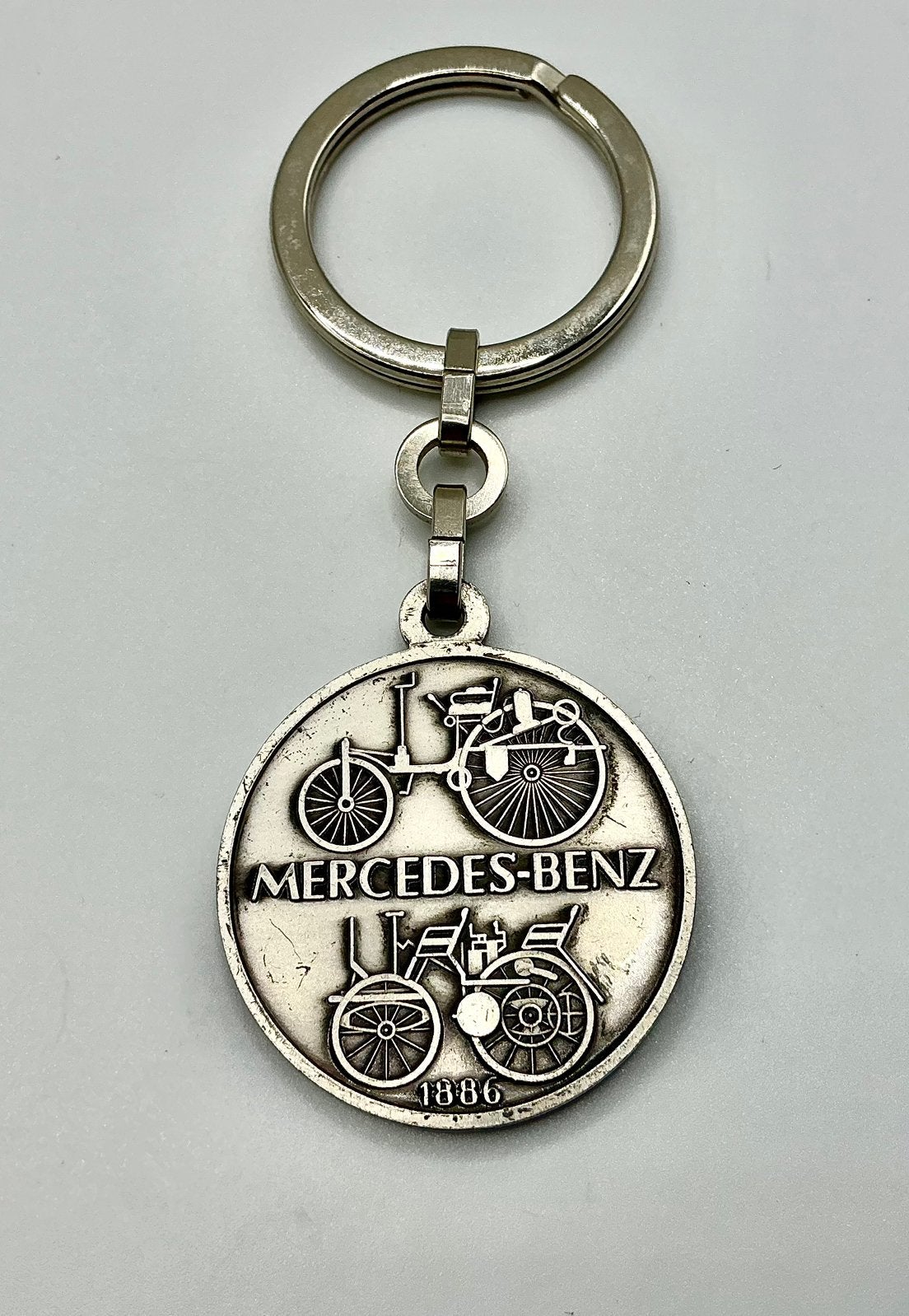 Vintage Mercedes-Benz sleutelhanger 1886 Mercedes Logo, Verzenden, Merk
