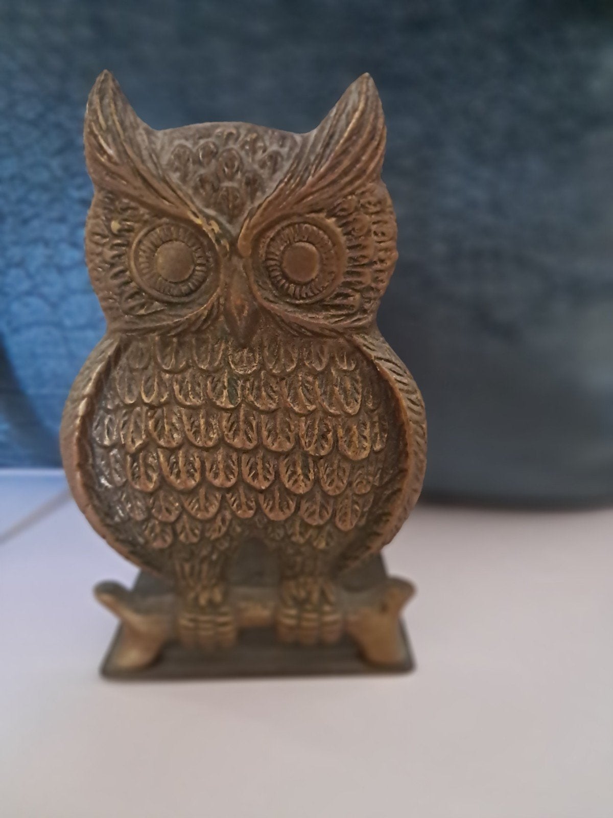 Vintage Uil Boekensteun - Jaren '60 Mid Century Stijl, Ophalen of Verzenden