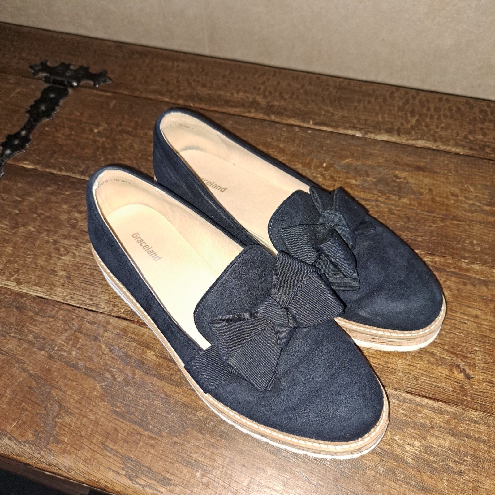 donker blauwe loafers mt 40, Blauw, Instappers, Ophalen of Verzenden, Zo goed als nieuw