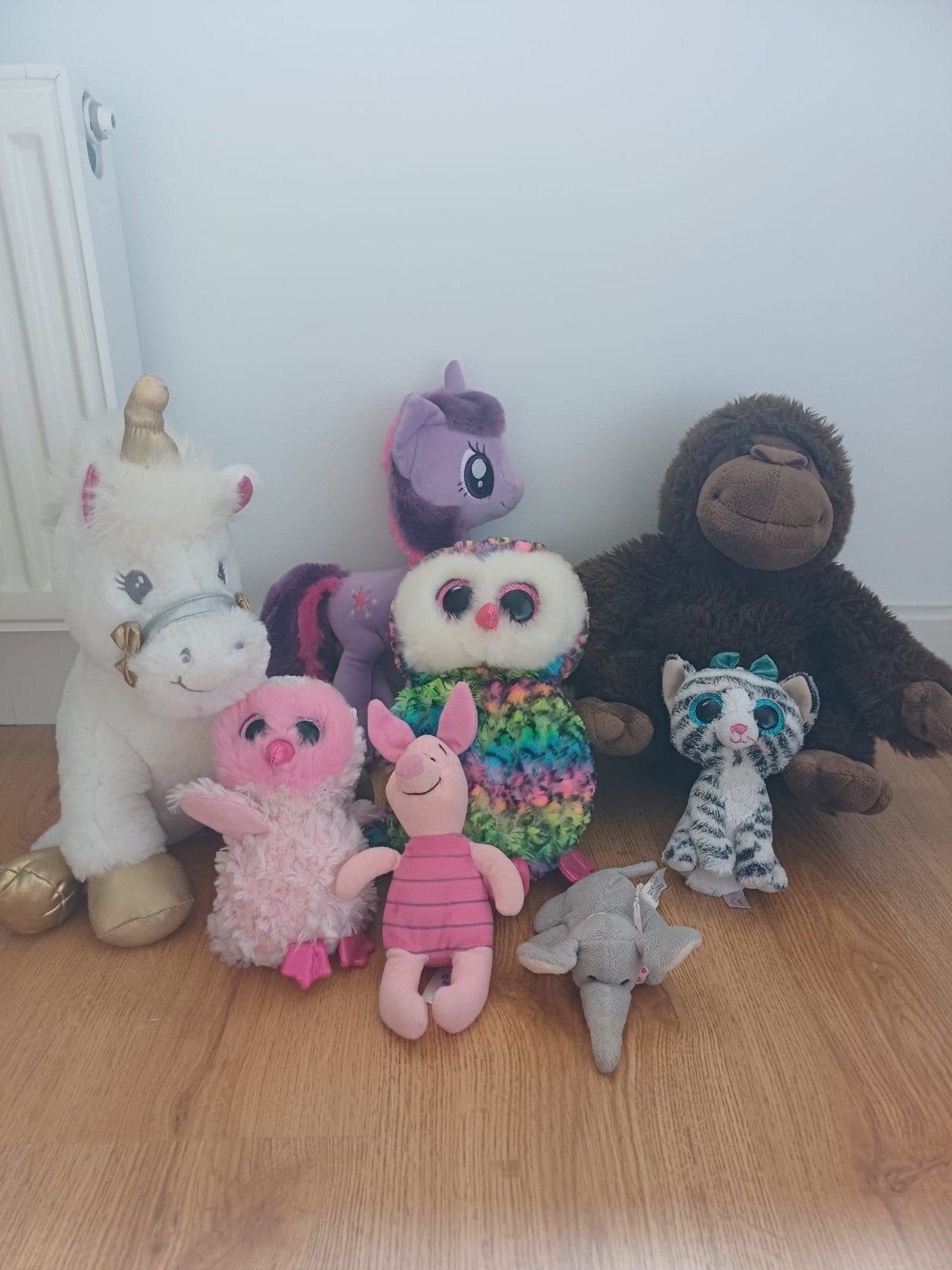 Diverse knuffels: 3x TY knuffel en My little Pony, Kinderen en Baby's, Speelgoed | Knuffels en Pluche, Ophalen, Gebruikt, Eenhoorn