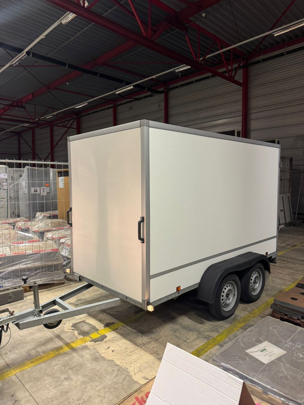 Gesloten aanhanger 750kg rijbewijs B, Ophalen of Verzenden, Zo goed als nieuw
