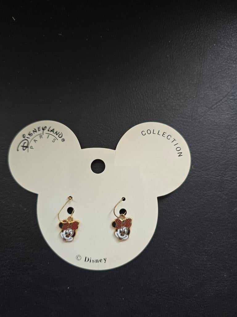 Minnie Mouse Oorbel Hangers - Disneyland Parijs Collectie, Overige materialen, Hangers, Nieuw, Ophalen of Verzenden