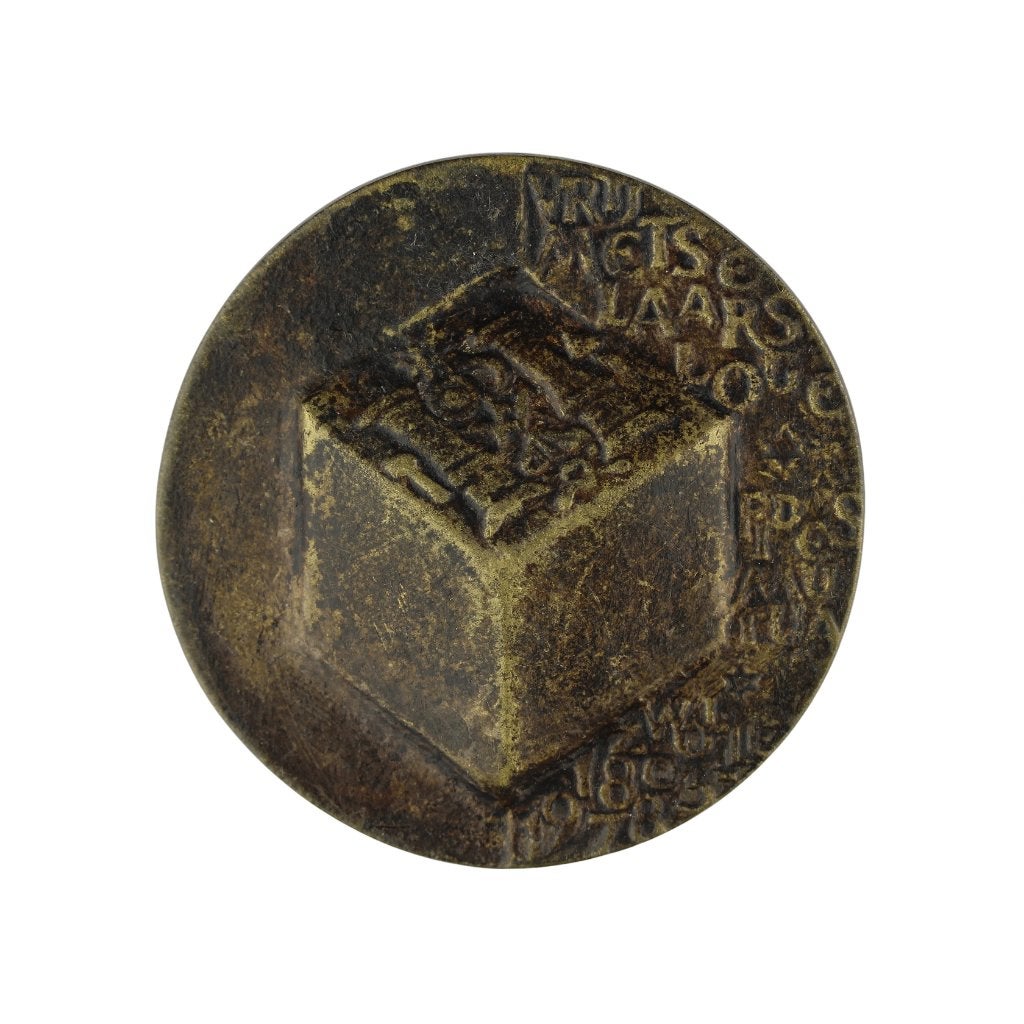 PENNING Eric Claus VRIJMETSELAARSLOGE FIDES MUTUA ZWOLLE, Verzenden, Brons, Nederland