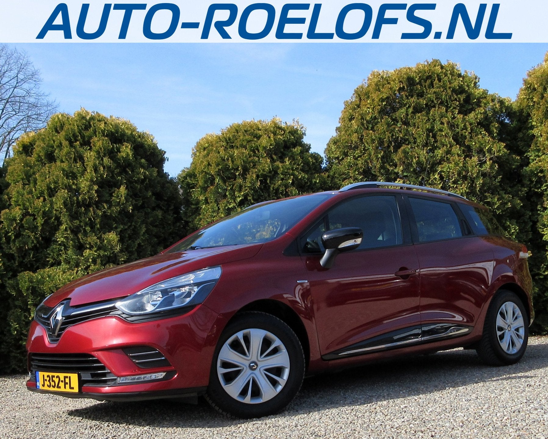 Renault Clio Estate 1.2 16V Limited * Airco * Cruise control, Auto's, Voorwielaandrijving, Stof, Gebruikt, 49 €/maand