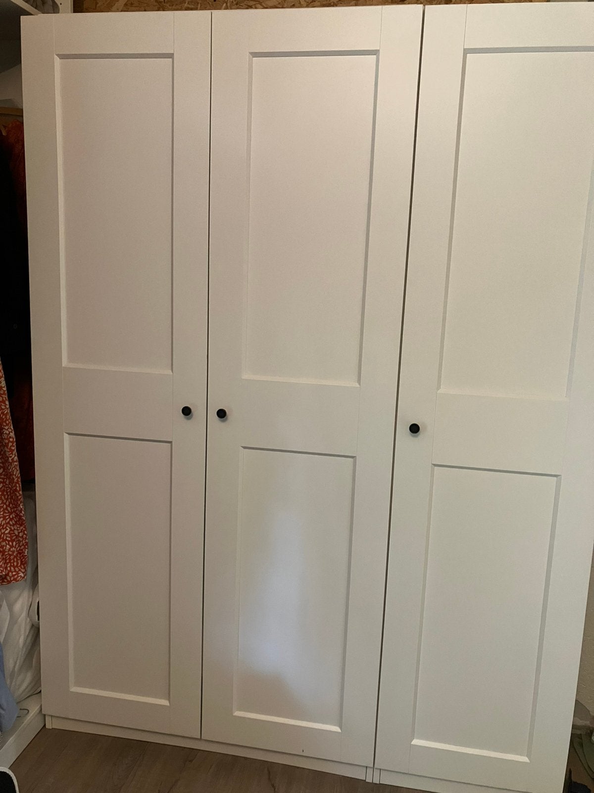 Ikea Pax 150x35x201 met Grimo deuren, Gebruikt, 200 cm of meer, 150 tot 200 cm, 25 tot 50 cm