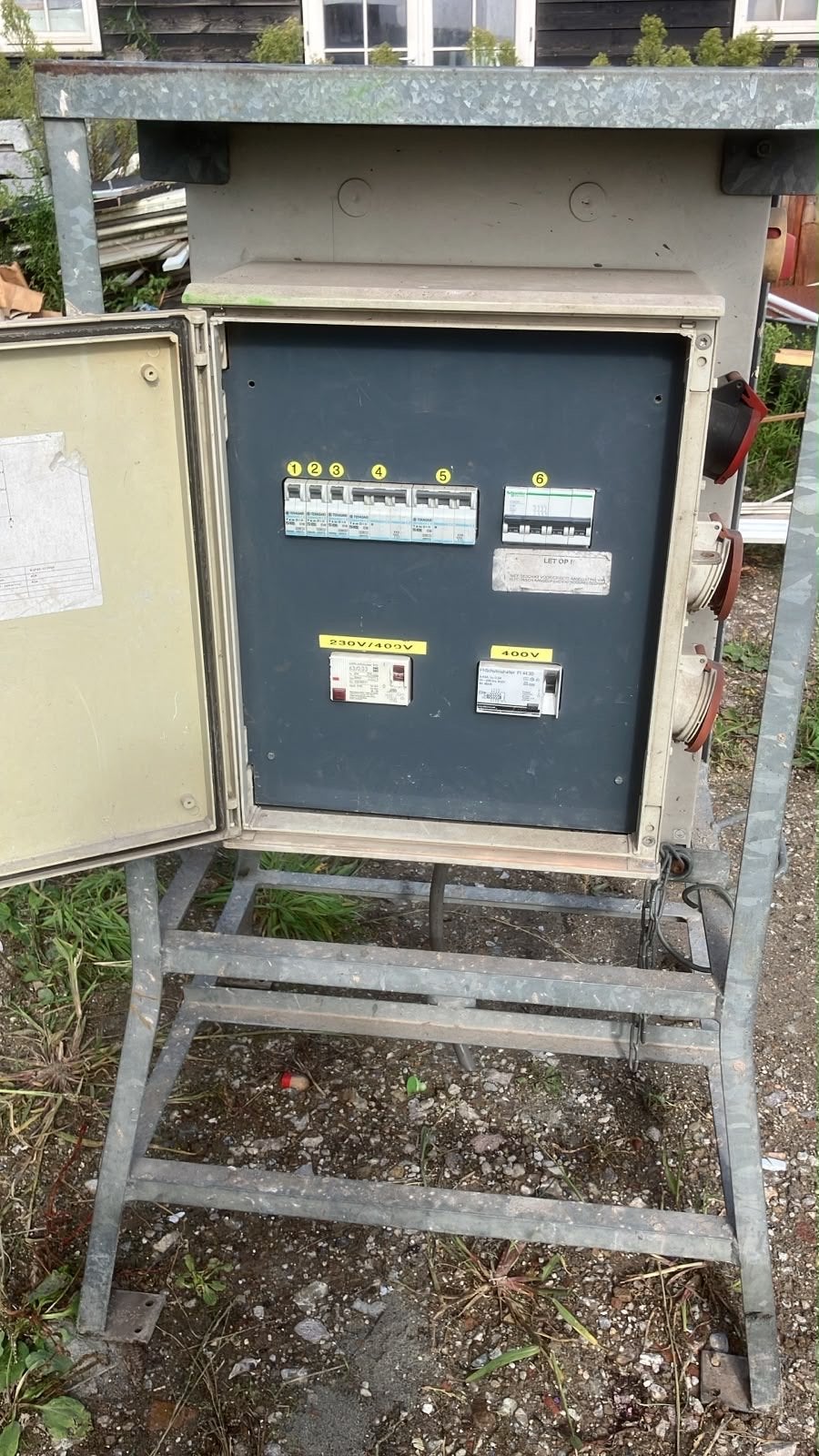 Bouwstroomkast / Verdeelkast 230V/400V, Ophalen, Gebruikt, Overige merken, Overige typen