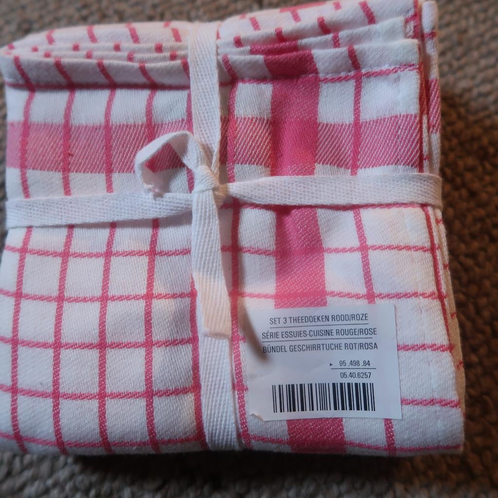 3 Thee doeken, Ophalen, Nieuw, Theedoek of Handdoek