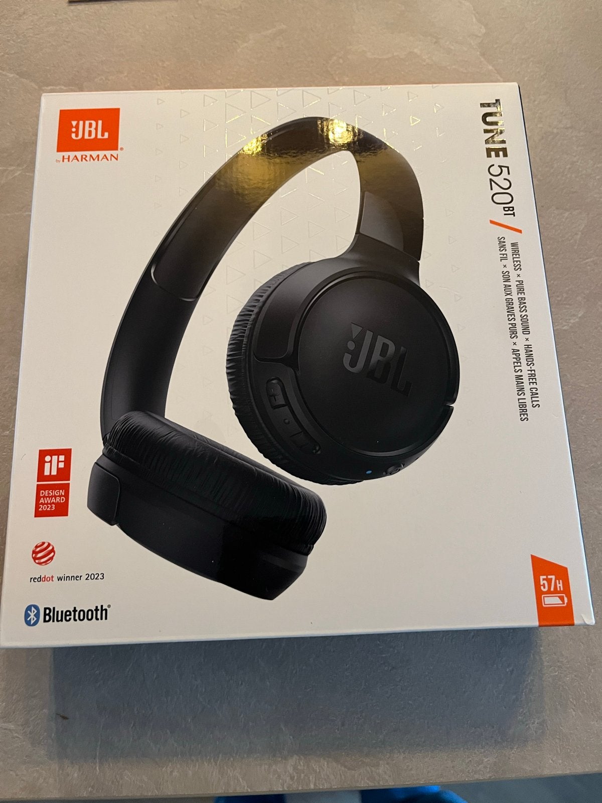 JBL Tune 520BT Draadloze On-ear Koptelefoon Zwart, Ophalen, JBL, Bluetooth, Nieuw