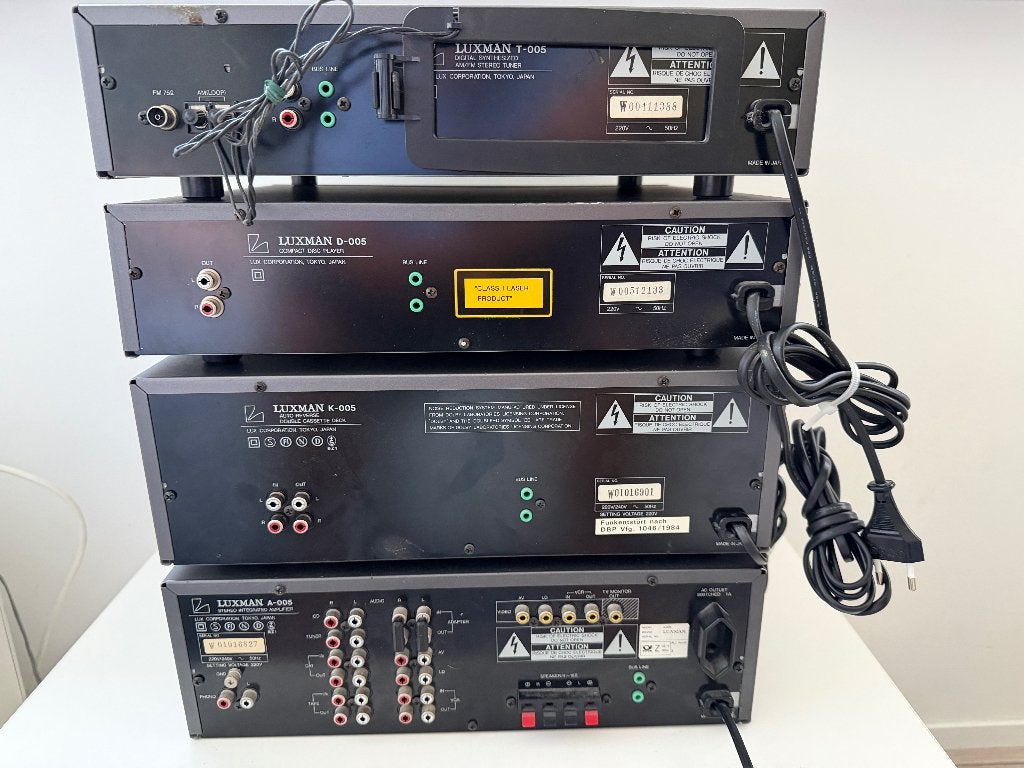 Luxman 005 Set incl. Canton LE600 Speakers, Gebruikt, Cassettedeck, Losse componenten, Ophalen