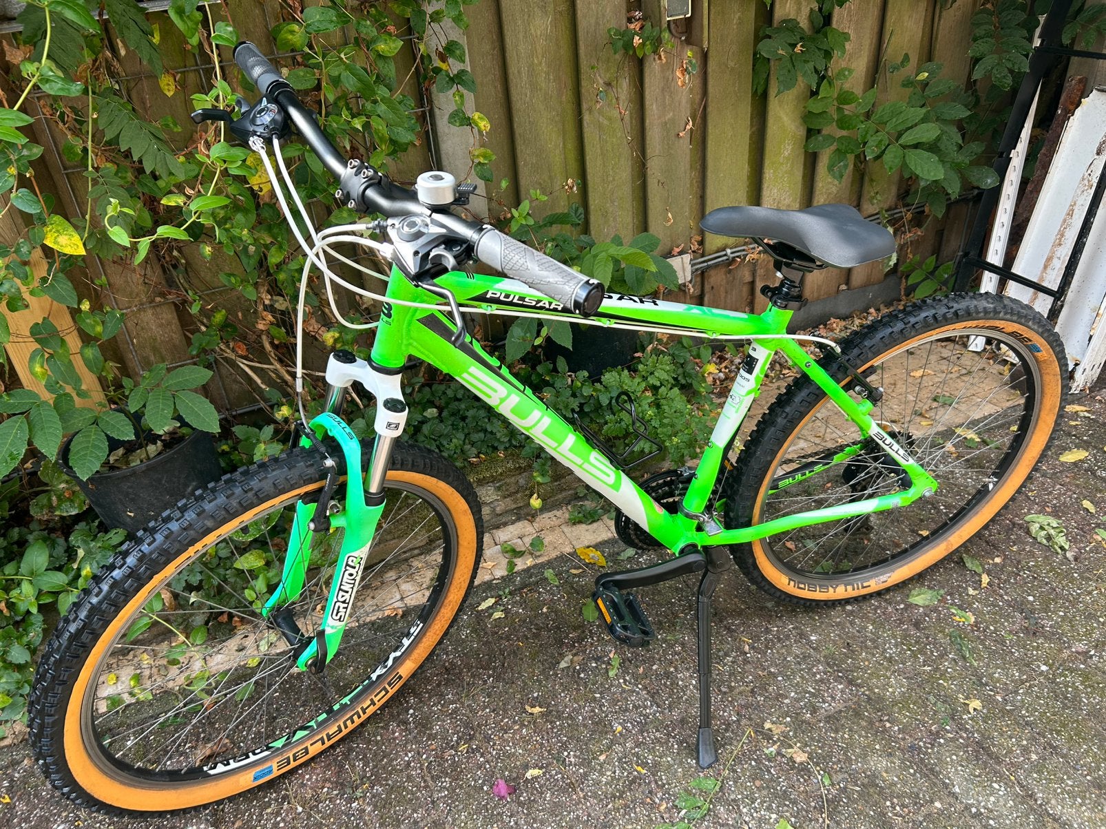 Mountainbike Bulls Pulsar 21speed. Velgrem Nop. Banden., Gebruikt, Ophalen, Overige merken, Minder dan 45 cm
