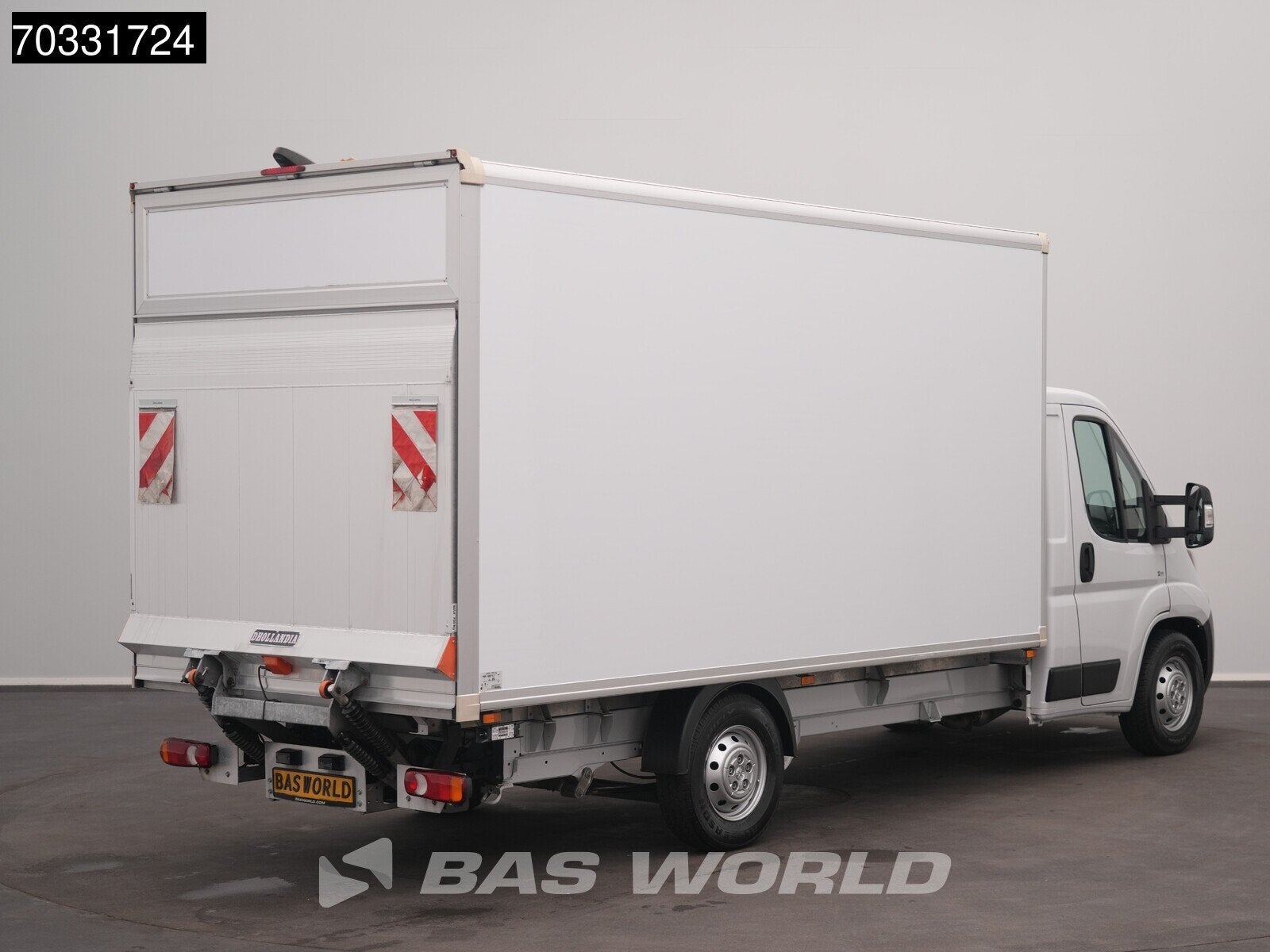 Peugeot Boxer 165PK Laadklep Bakwagen Airco Cruise Camera St, Start-stop-systeem, Stof, Gebruikt, Euro 6