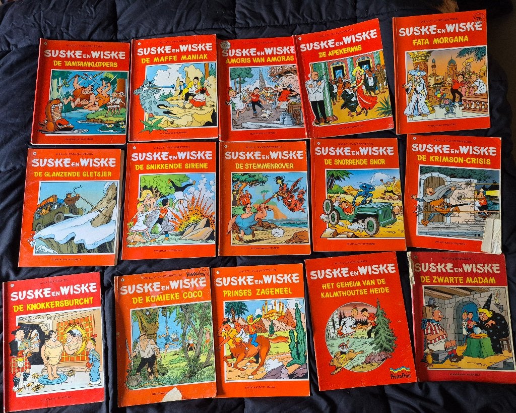 Suske en wiske boeken, Meerdere stripboeken, Ophalen, Gelezen