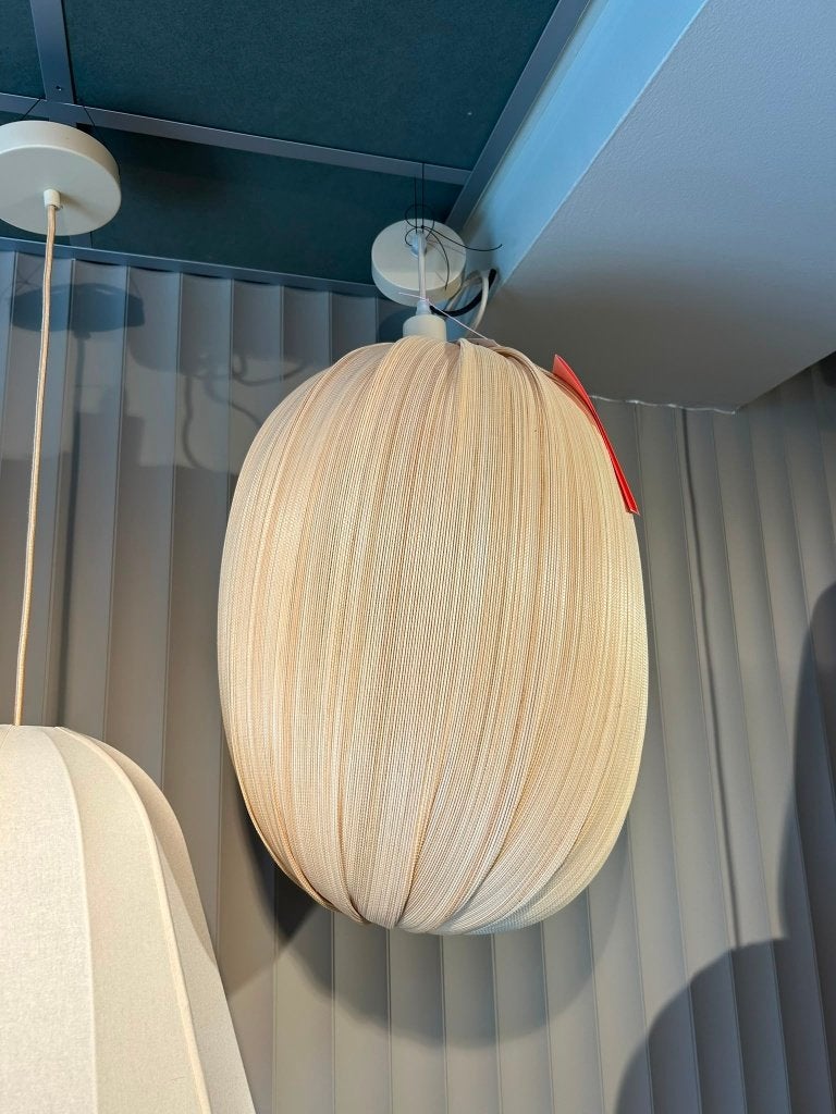 Bamboe hanglamp, Ophalen, Zo goed als nieuw, Natuurlijk materiaal, Japandi