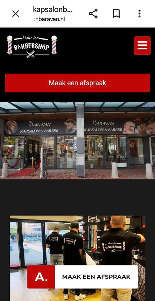 Knippen kapper barber kapsalon almere haven, Ophalen