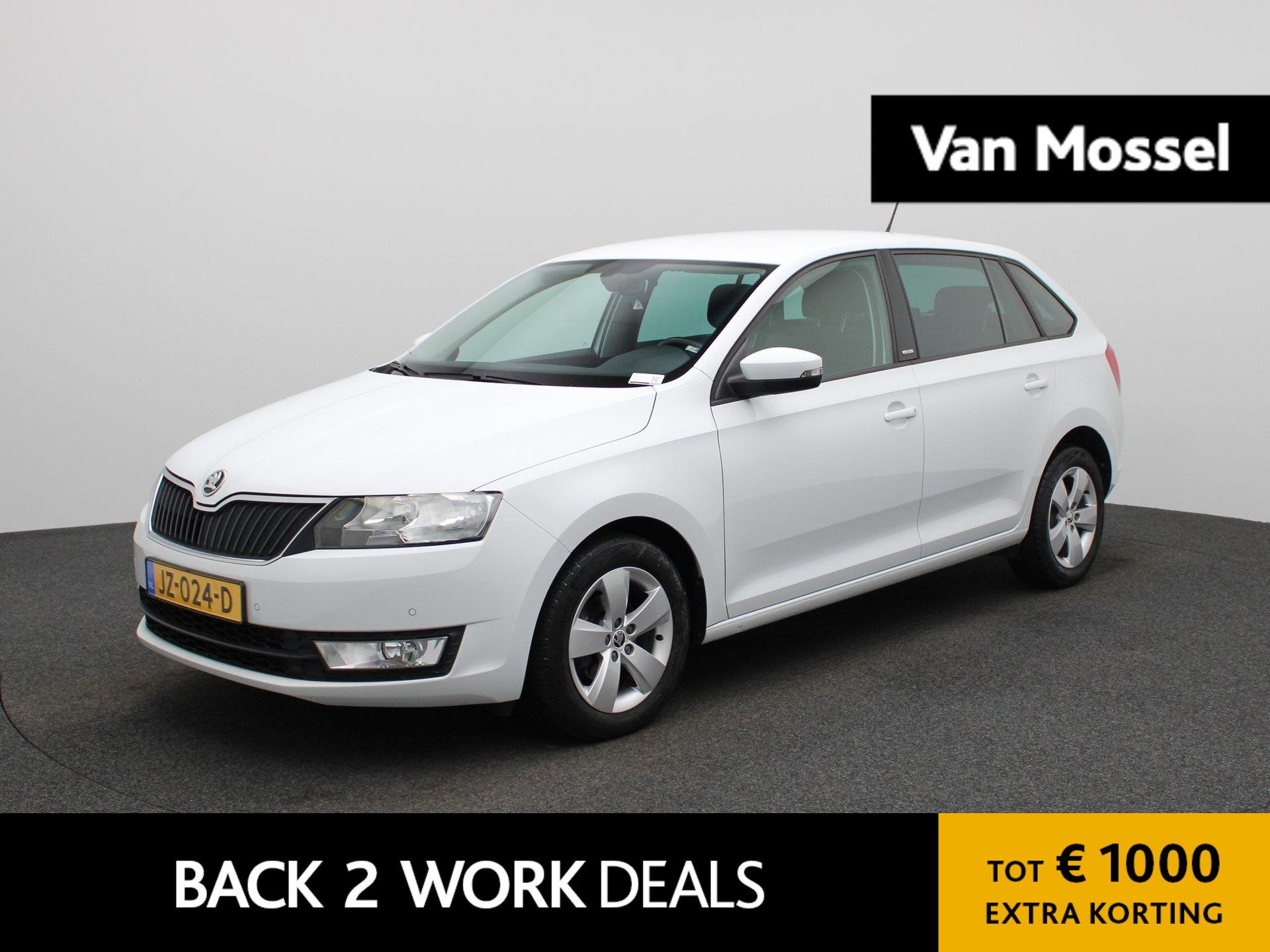 Skoda Rapid Spaceback 1.2 TSI Greentech JOY | Automaat | Cli, Auto's, 12 maanden, Gebruikt, 4 cilinders, Alcantara