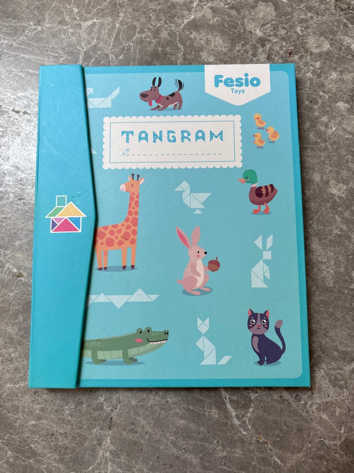 Tangram Puzzelboek met Magnetische Stukken, Ophalen, Zo goed als nieuw, Overige typen