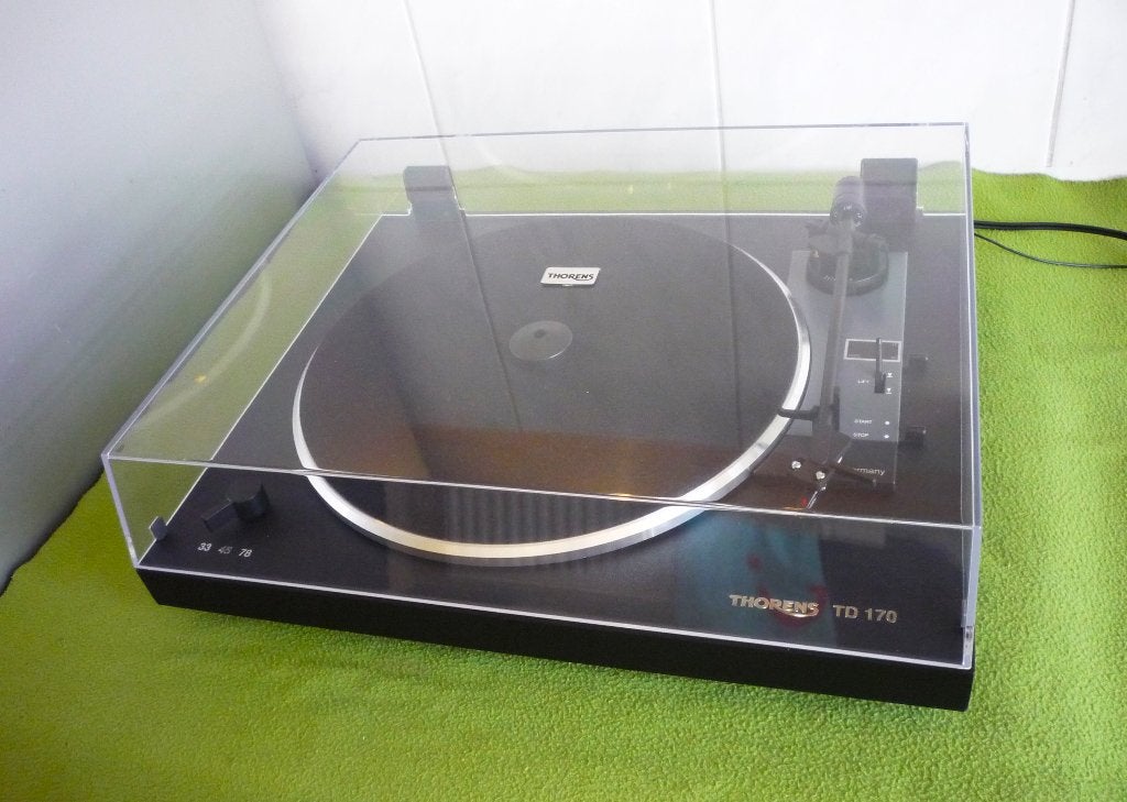 Thorens TD 170 platenspeler, Automatisch, Thorens, Ophalen of Verzenden, Zo goed als nieuw