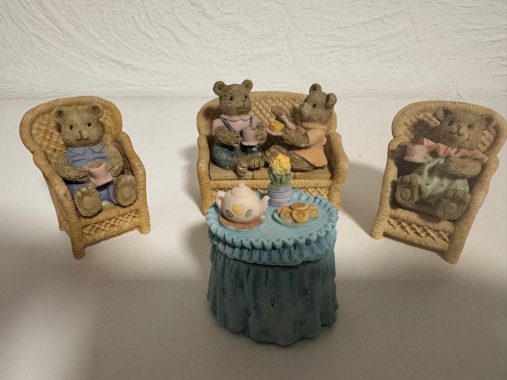 beren familie zitgroep compleet uit nalatenschap, Ophalen of Verzenden, Zo goed als nieuw, Beeldje, Overige merken