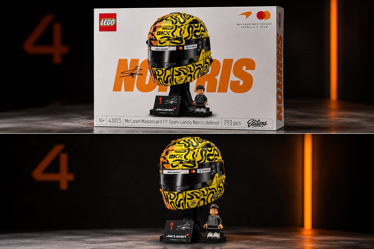 LEGO McLaren F1 Team Lando Norris Helm 43023, Lego, Lego, Overige thema's, Lego