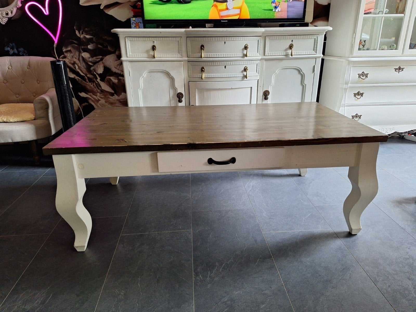 Salontafel tafel gratis!!, Gebruikt, 100 tot 150 cm, Minder dan 50 cm, Rechthoekig