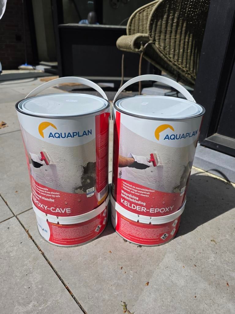 Aquaplan Kelder-Epoxy om je kelderWaterdicht te maken, Ophalen, Wit