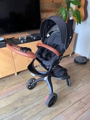 Stokke Xplory Kinderwagen met Maxi-Cosi Pebble & Isofix, Zo goed als nieuw, Combiwagen, Met autostoeltje, Ophalen