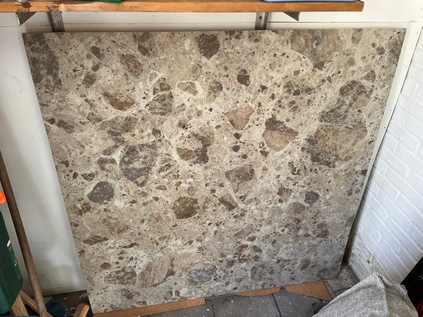 Vtwonen tegel composite sand 120x120 cm, Ophalen, 60 cm of meer, Nieuw, Minder dan 5 m²