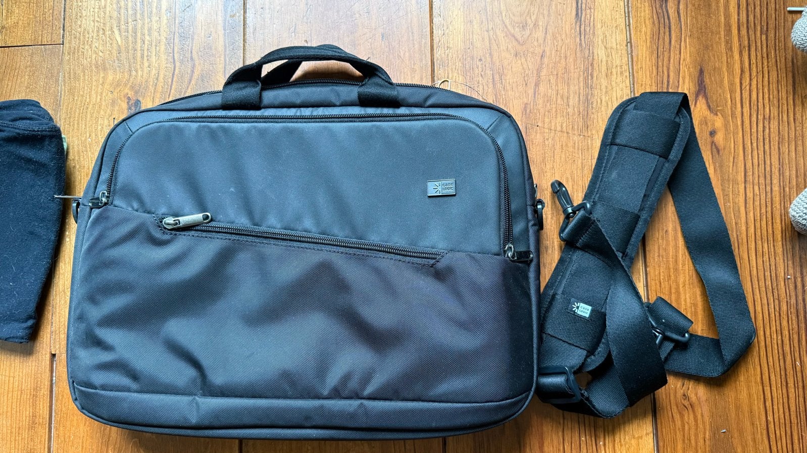 Case Logic laptoptas 15 inch - Zwart, Gebruikt, Gevoerd laptopvak, 15 inch, Aktetas