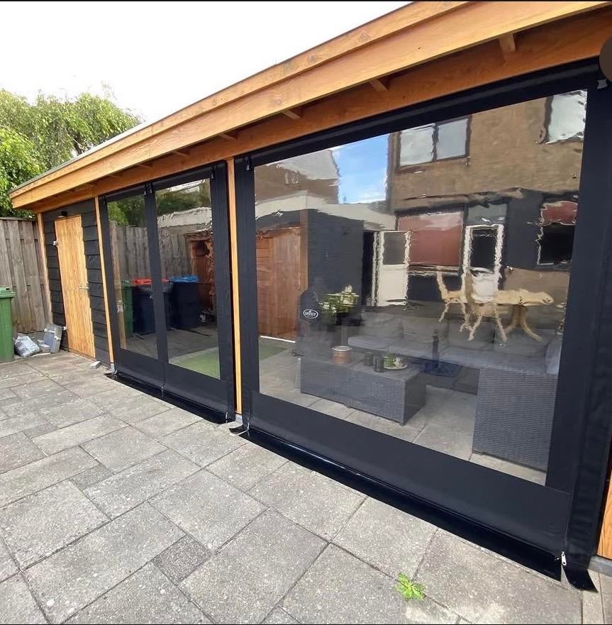 Verandazeilen voor houten overkapping, Ophalen, Overige typen, Zo goed als nieuw, 150 tot 300 cm
