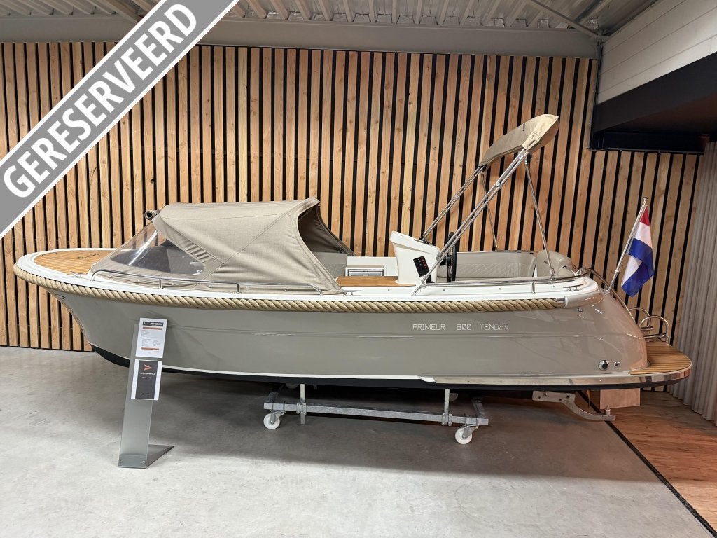 NwStaat! PRIMEUR 600 42PK VETUS KOELKST BOEGSCHR BIMINI Bj21